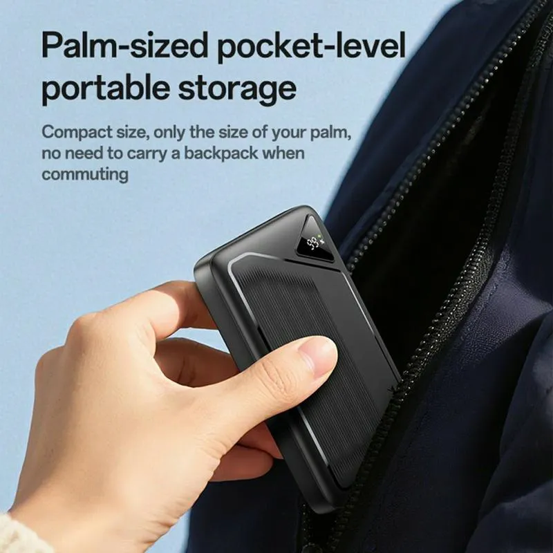 پاوربانک PD و فست شارژ Yesido 20000mAh مدل YP85 22.5W - مشکی (گارانتی 18 ماه تعویض نیکان همراه)